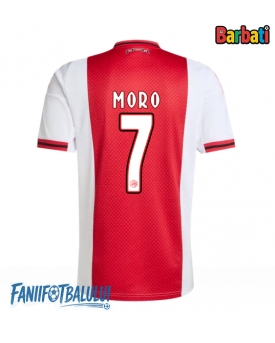 Ajax Raul Moro #7 Tricou Fotbal Replică 2025-26 Barbati Acasa